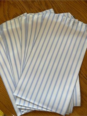6x9 Poly Mailers Blue and White Stripes Set of 20🌼